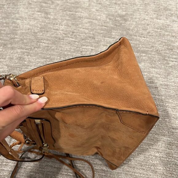 Rebecca Minkoff FS Tan Regan Satchel Tote in Almond - Picture 8 of 16